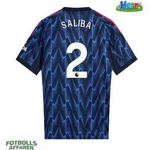 Arsenal William Saliba #2 Bortatröja 2025-26 Kortärmad